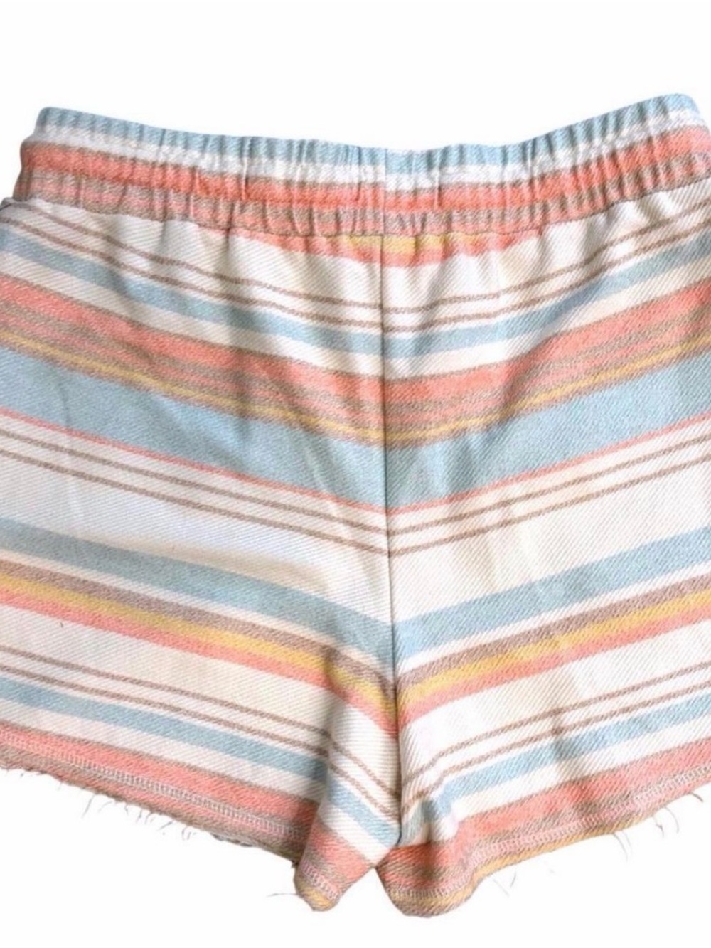 O’Neill Rosarita Pastel Striped Women’s Shorts- Size L- NWT - Picture 6 of 7